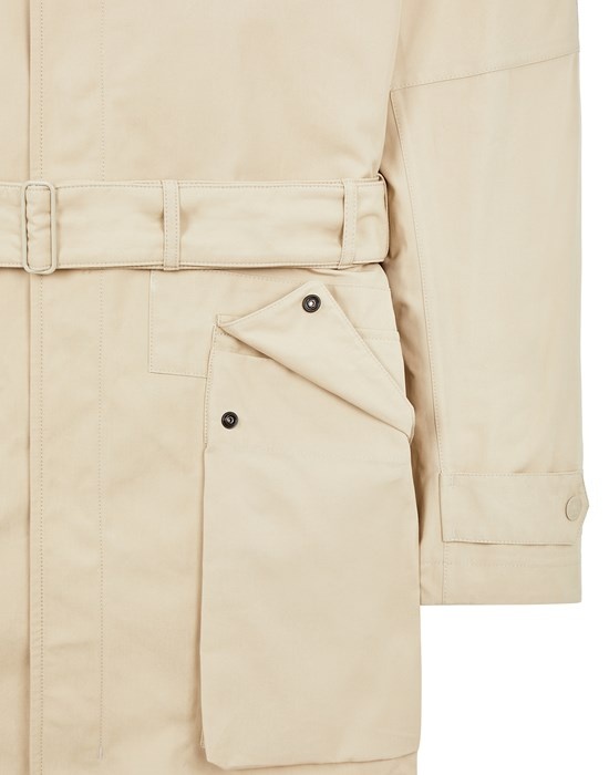 704F1 WEATHERPROOF COTTON CANVAS_ GHOST PIECE BEIGE - 5