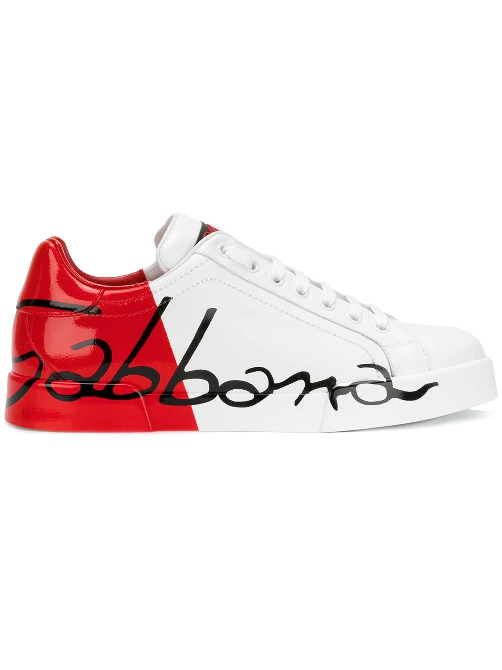 White Red Portofino sneakers - 1