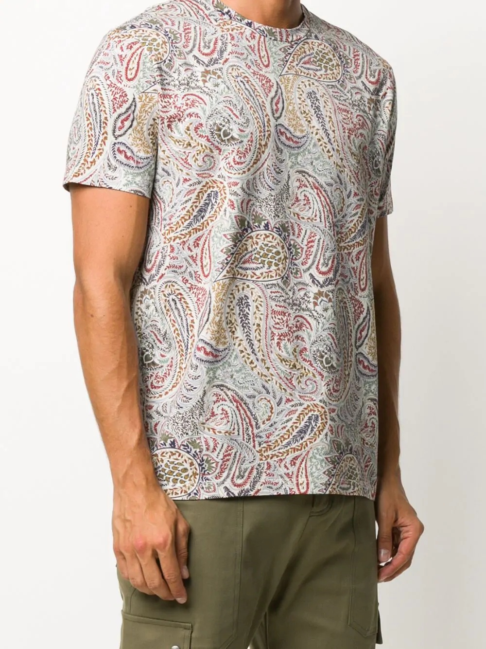 paisley print T-shirt - 3