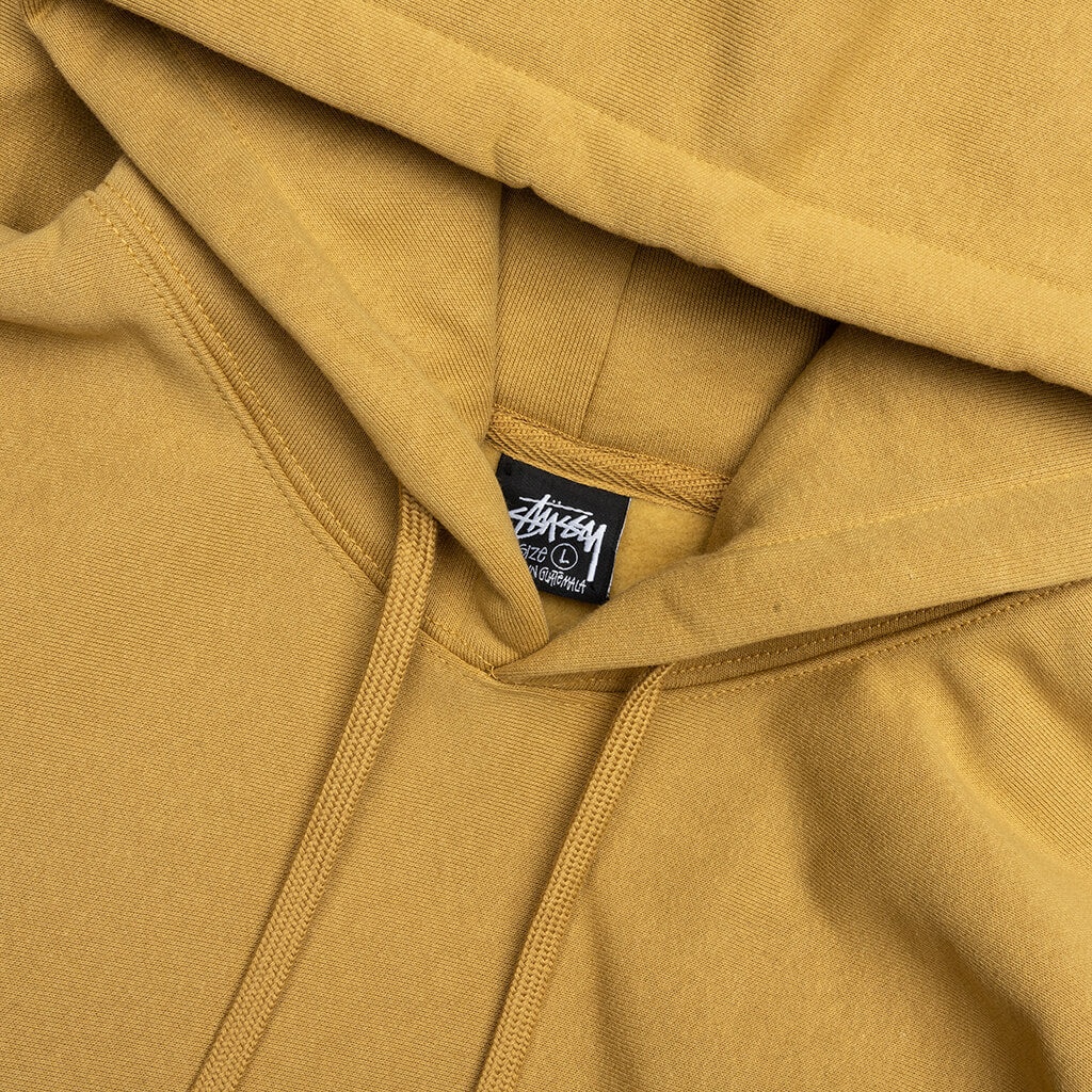 『Stussy』Relax Hoodie★Curry★24FW★ Stüssy: Men's Relax Hoodie (Black) | DSMNY E-SHOP