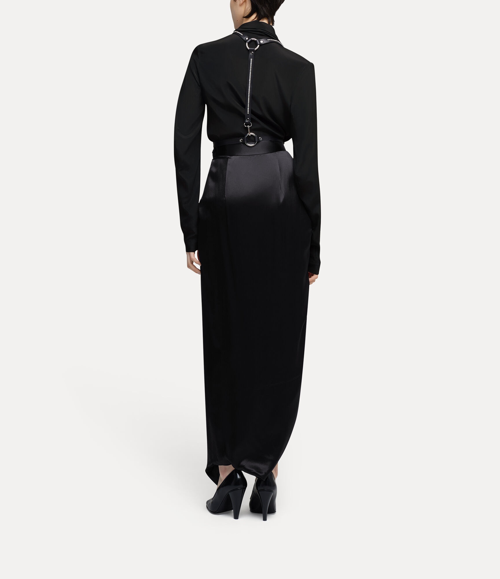 LONG SIDE PANTHER SKIRT - 4