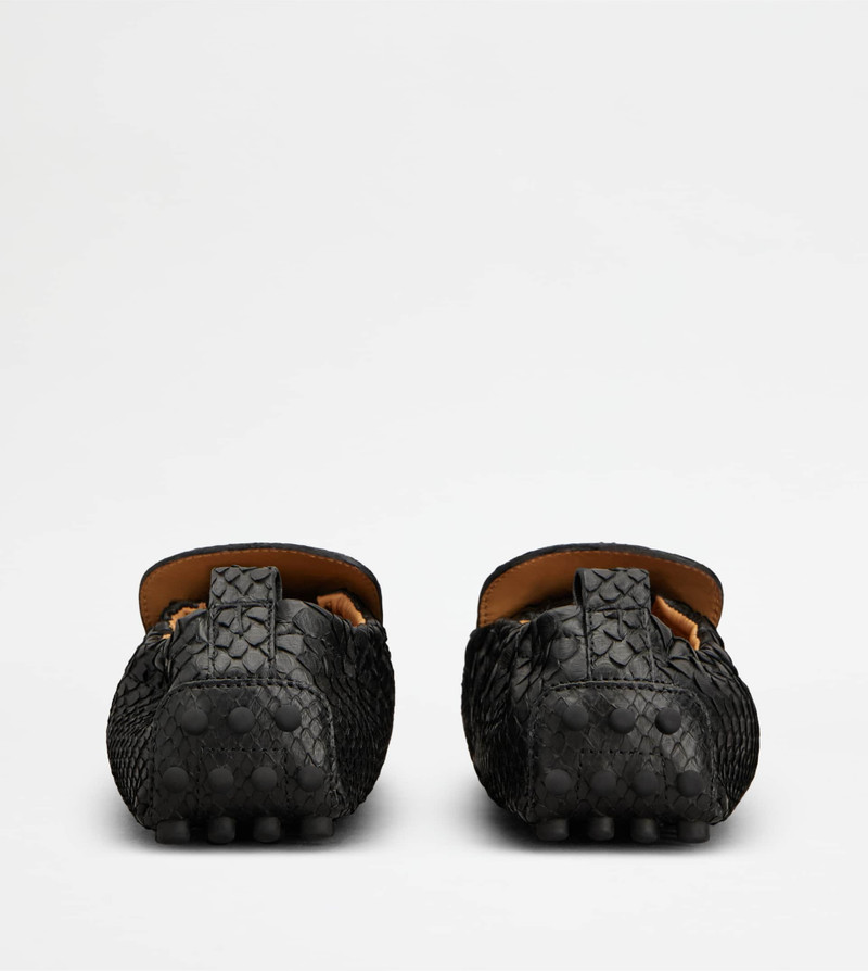GLOVE GOMMINO LOAFERS IN PYTHON - GREY 3
