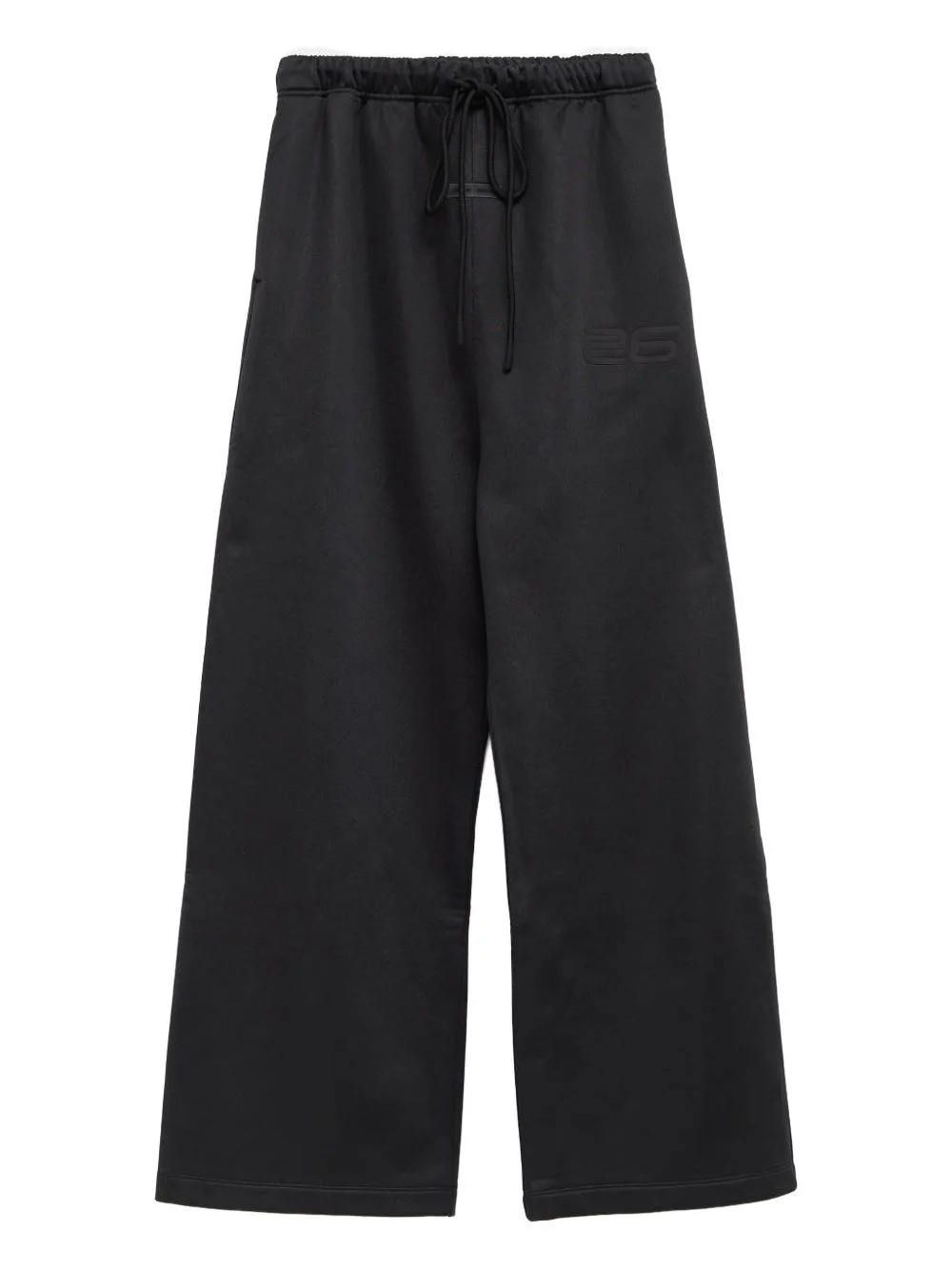 drawstring track pants - 1