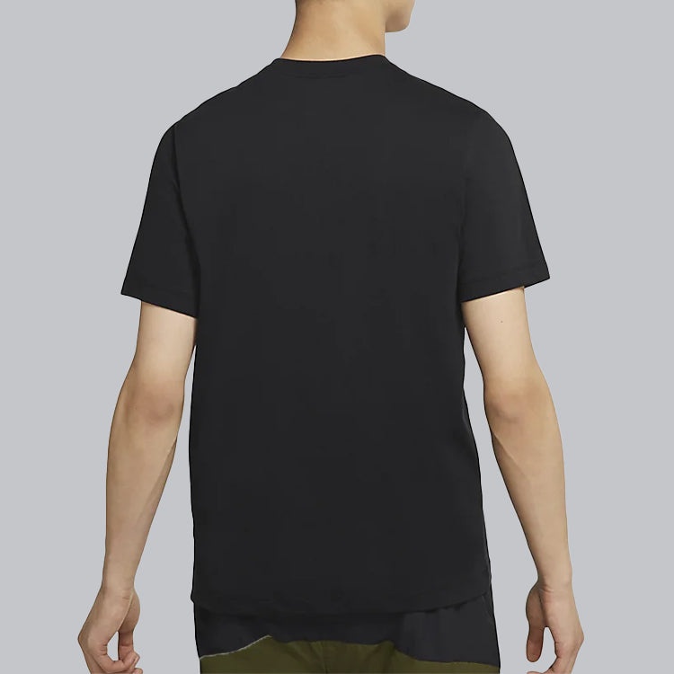 Nike Air Casual Sports Breathable Round Neck Short Sleeve Black CT6533-010 - 4