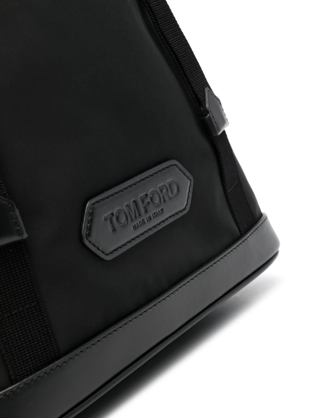 buckle-straps drawstring backpack - 4