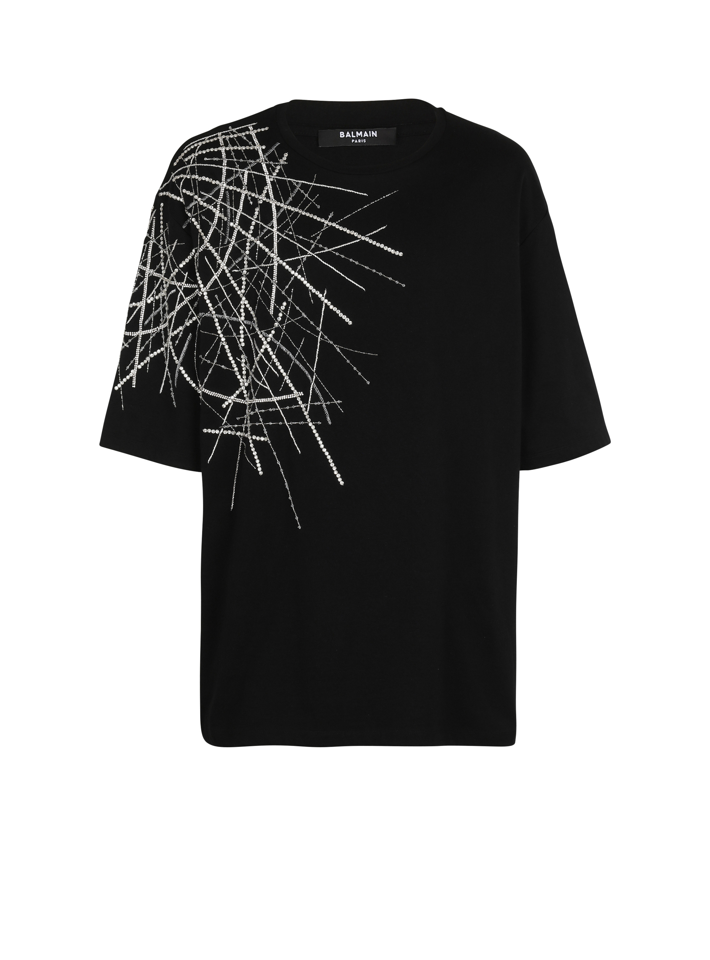 Embroidered jersey T-shirt - 1