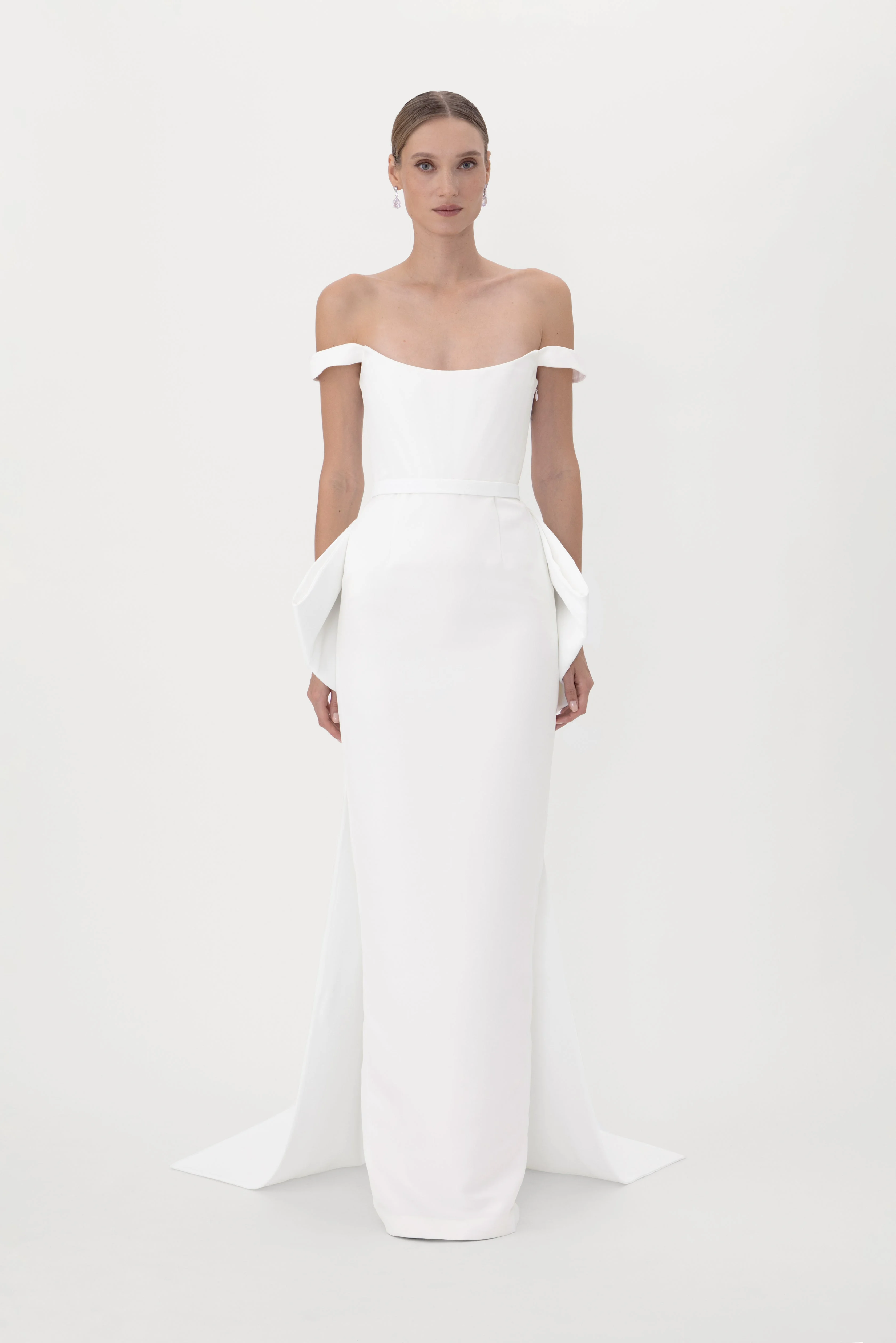 STEFANIA SATIN GOWN - 1