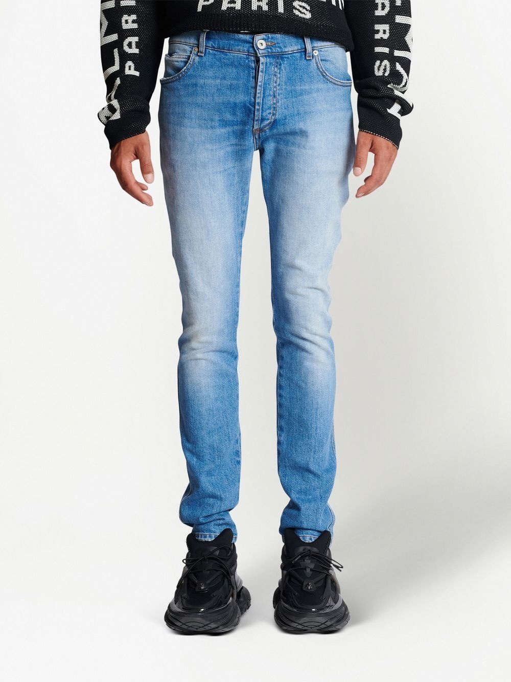 slim-cut leg jeans - 3