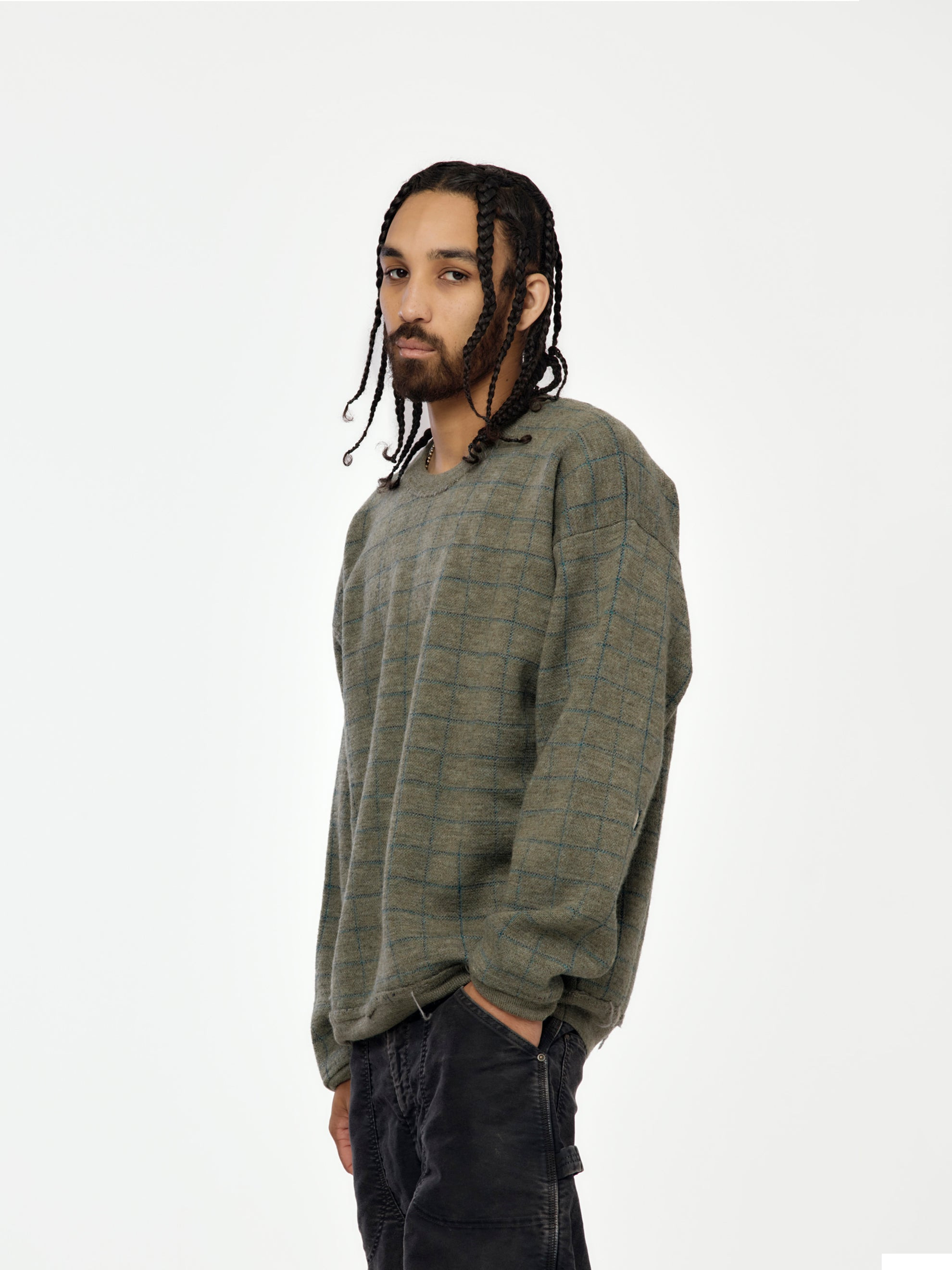 CREWNECK (MILITARY GREEN) - 2