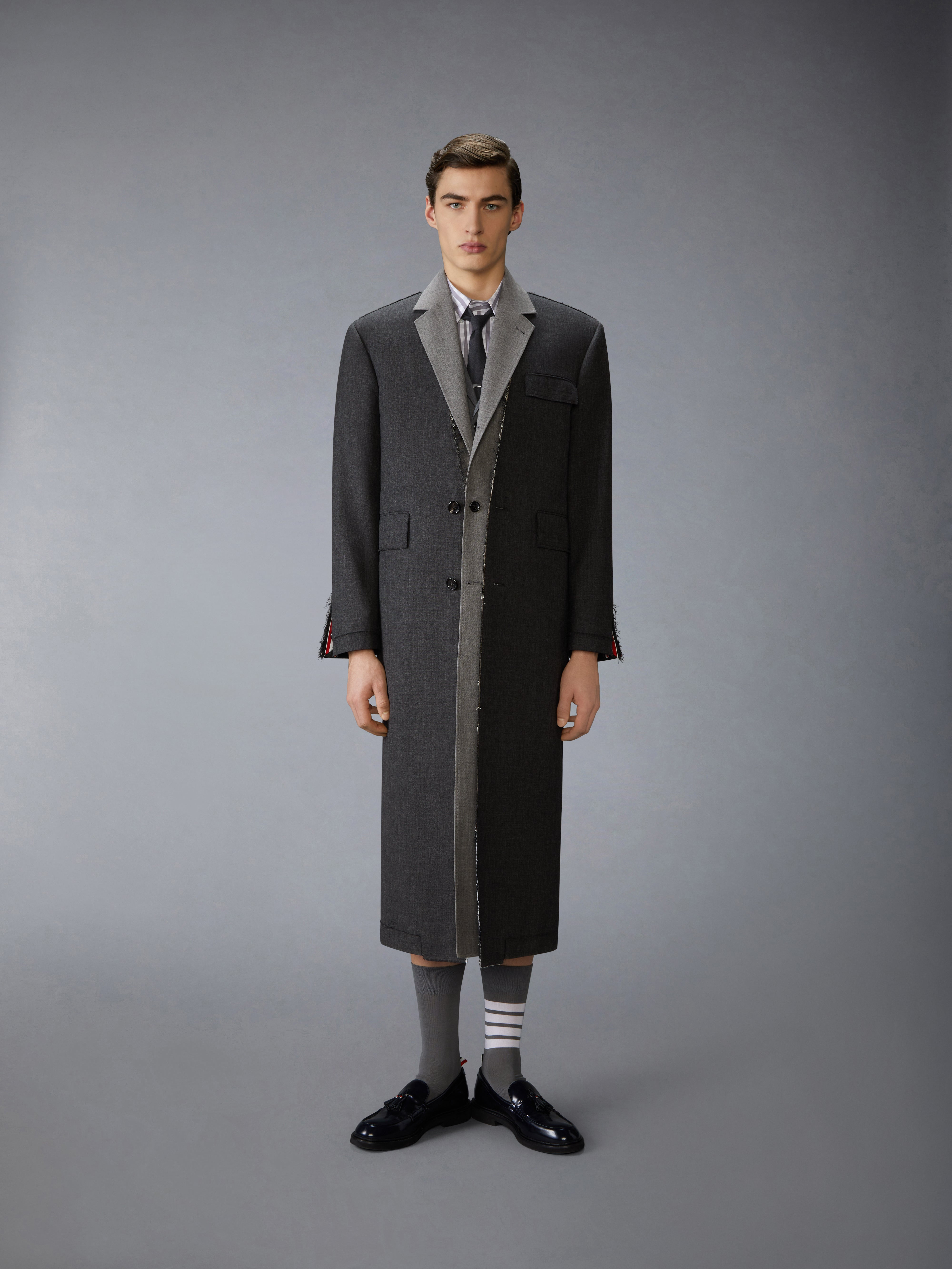 DECONSTRUCTED FRESCO OVERCOAT - 2