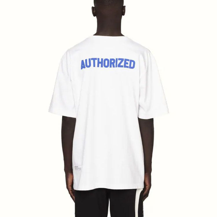 HERON PRESTON SS21 Heron Af T-shirt 'White' HMAA020R21JER0020145 - 4