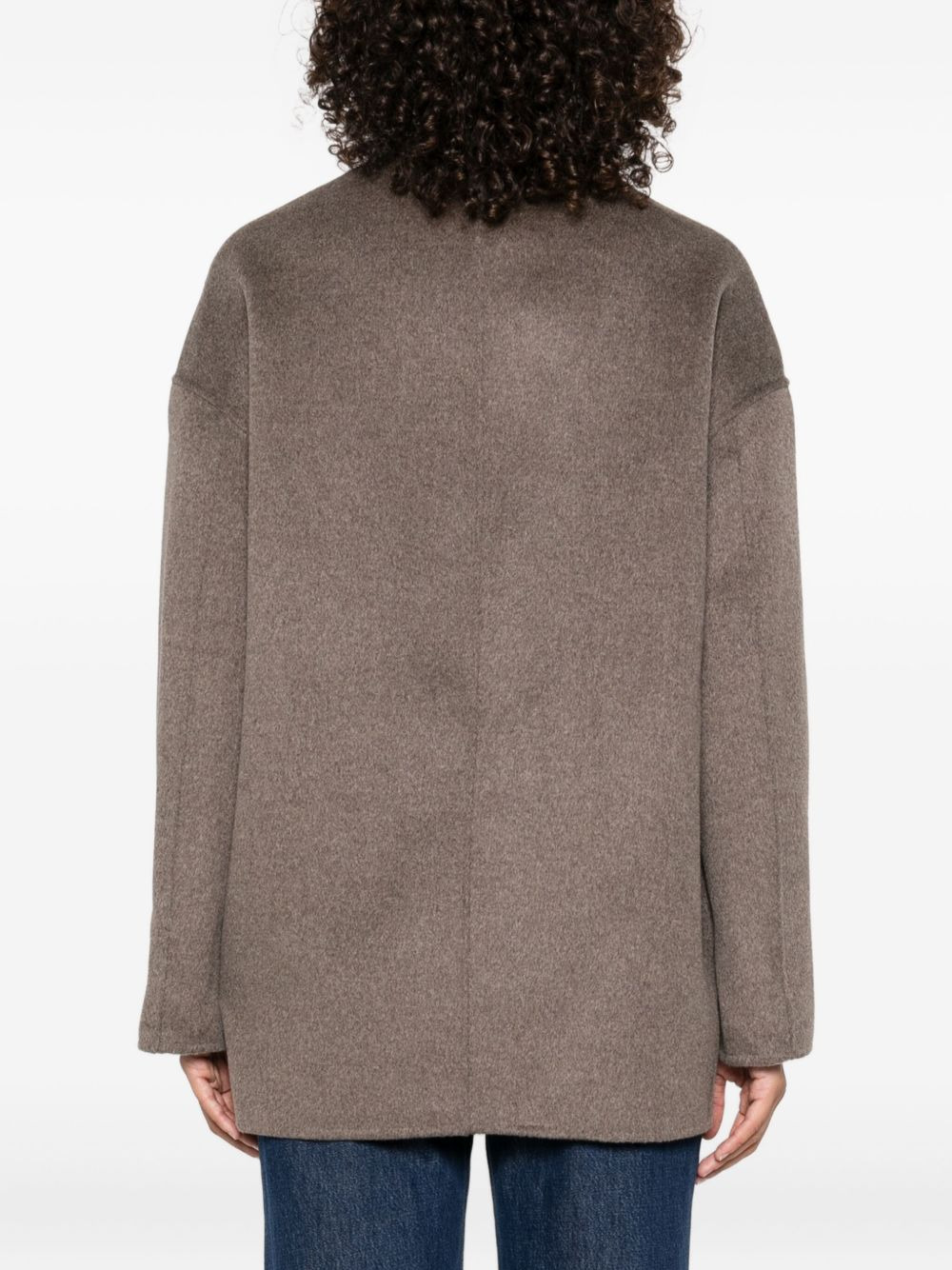 Dunne button-fastening wool jacket - 4