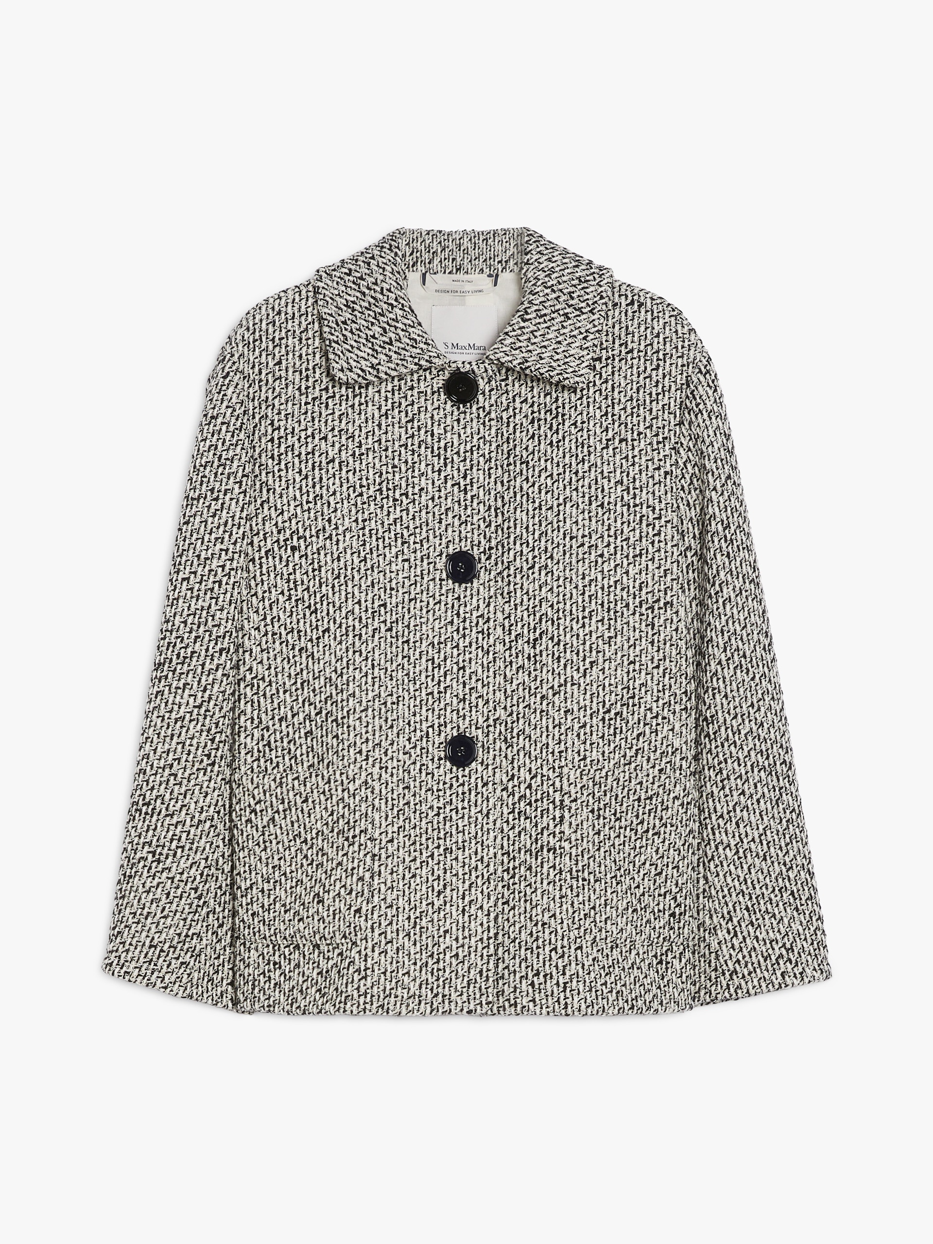 PIER Patterned wool and cotton jacket - 1
