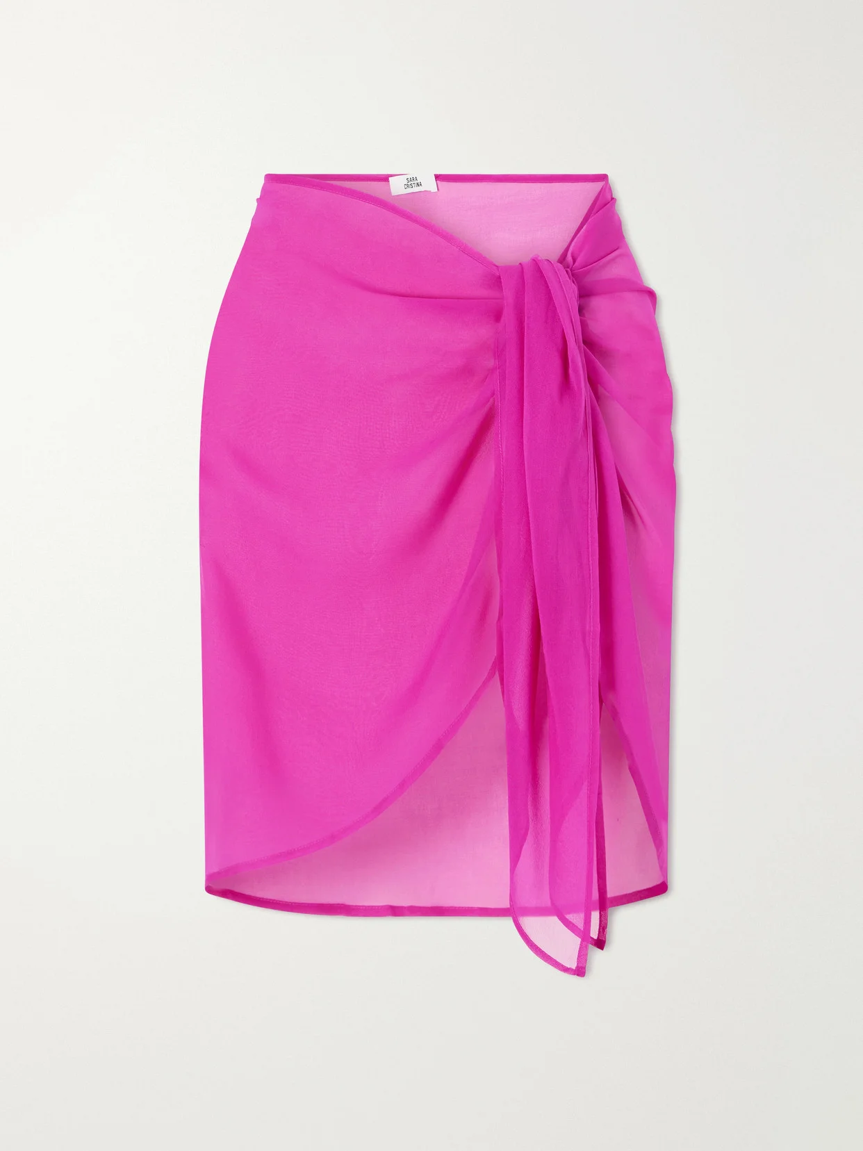 Silk-chiffon Pareo - 1