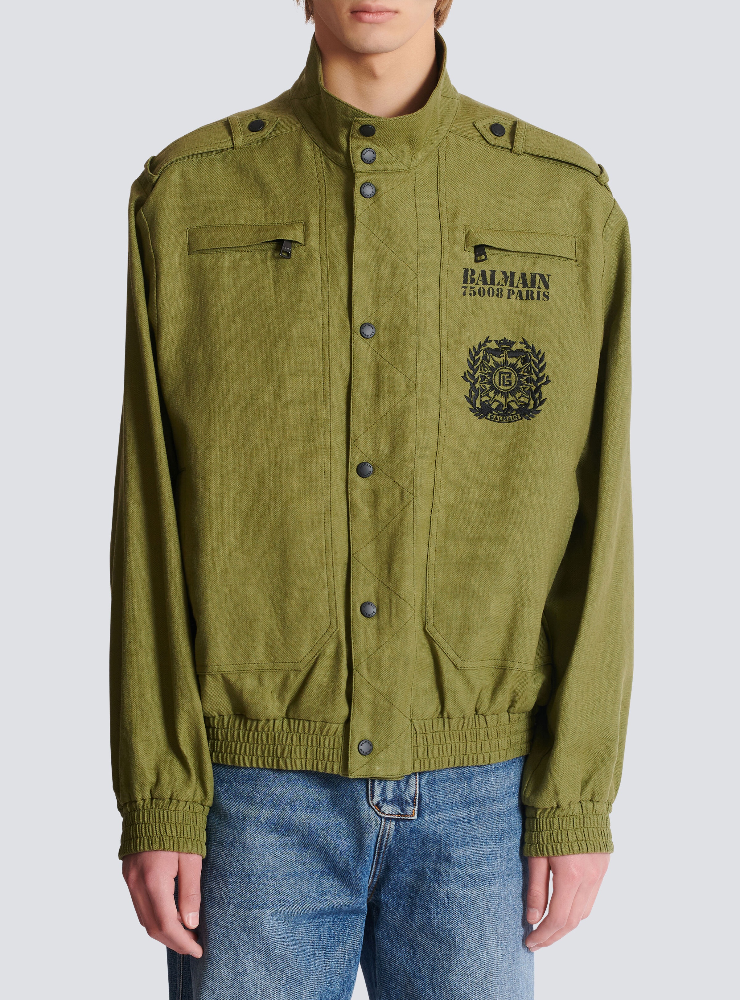 Cotton aviator-style jacket - 5
