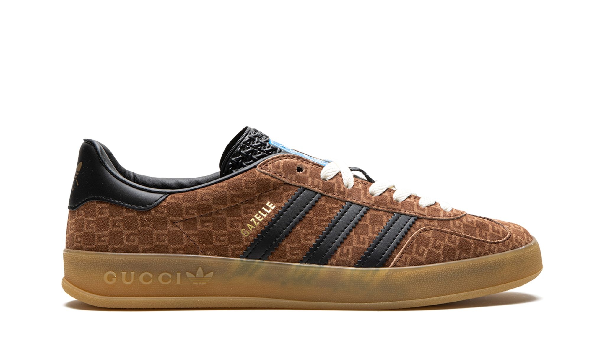 Adidas Gucci Gazelle "GG Monogram - Brown" - 4