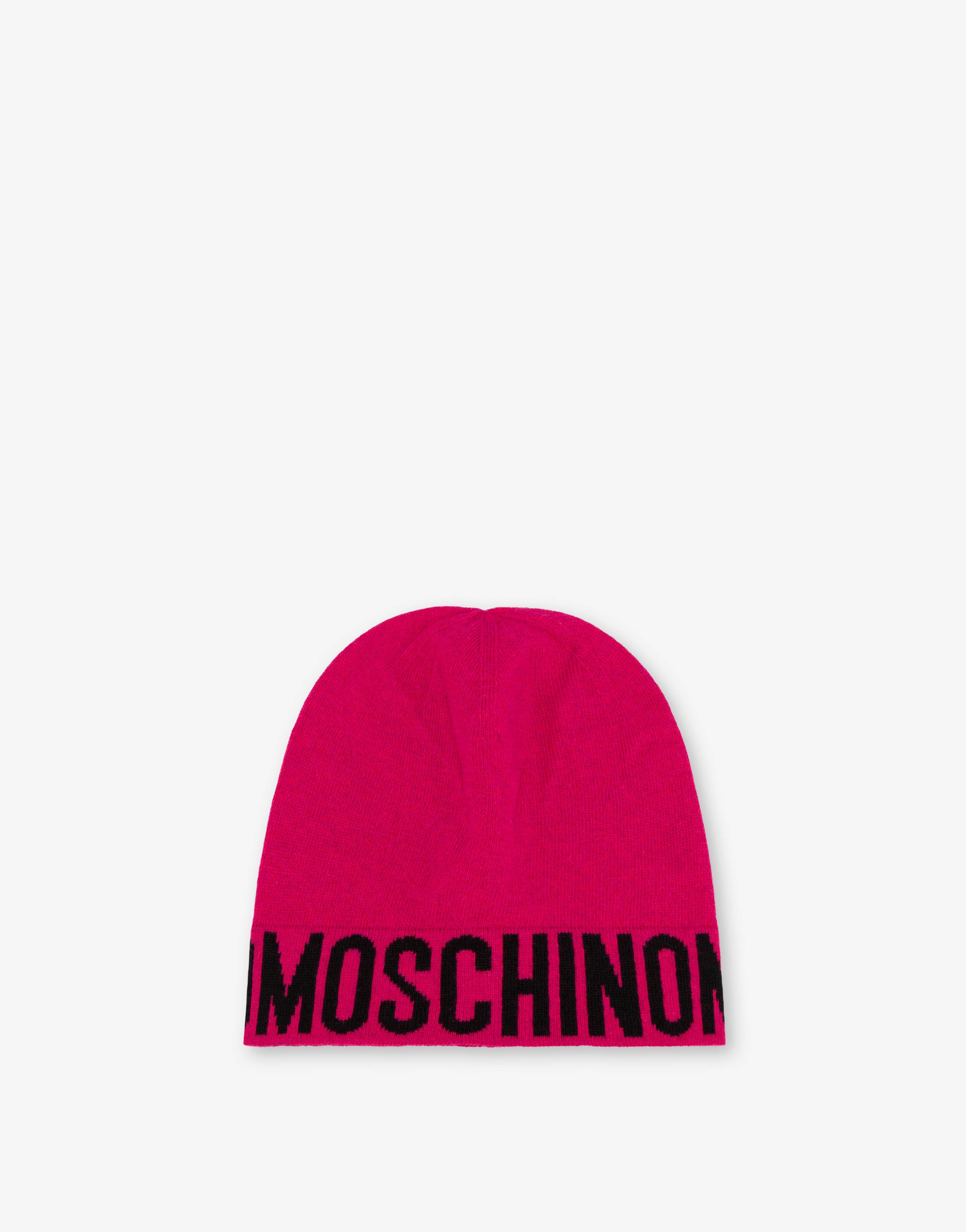 LETTERING LOGO KNIT HAT - 1