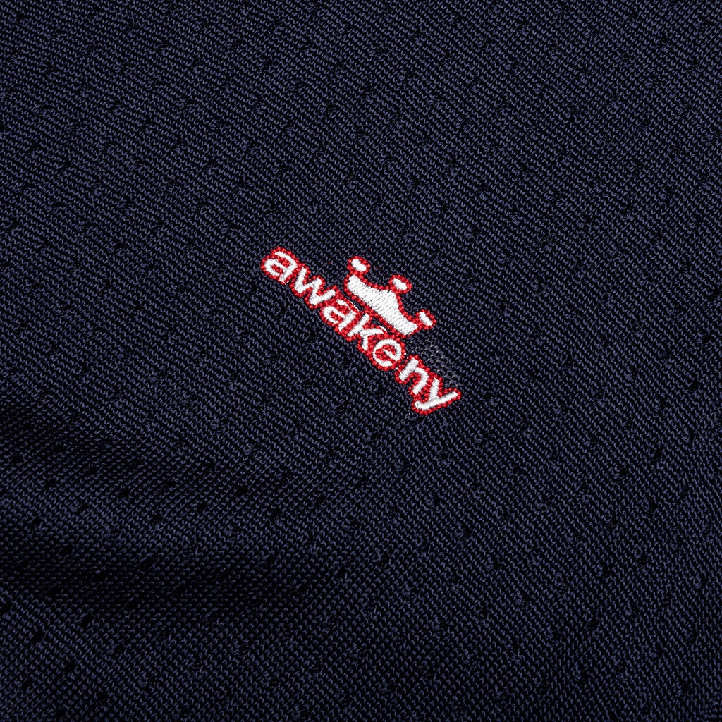 MESH POLO - NAVY - 4