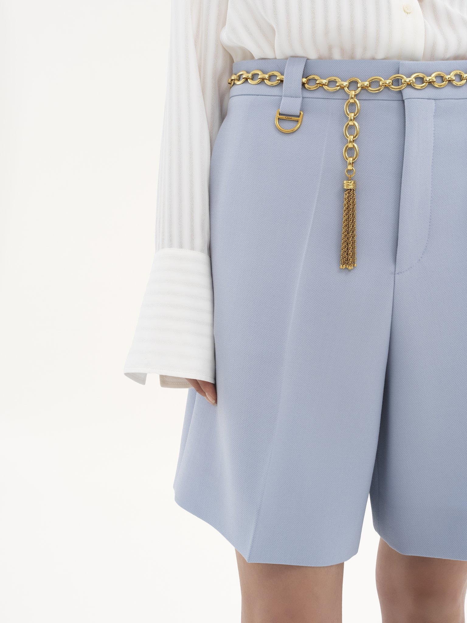 ショートパンツ Chloe Tailored Wool Crepe Shorts Chloé TAILORED SHORTS IN WOOL CRÊPE | REVERSIBLE