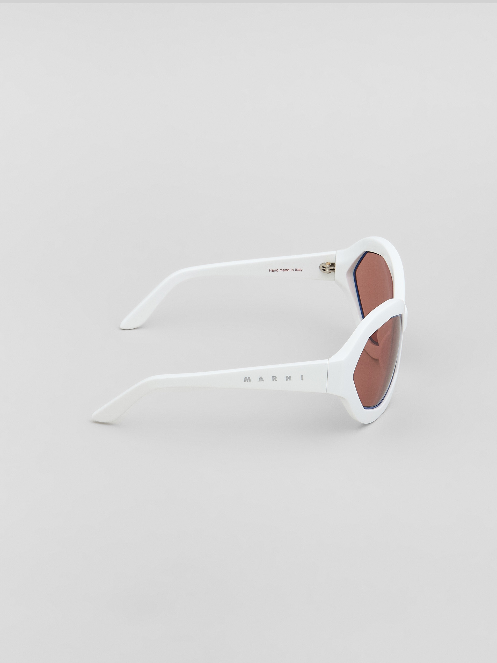 CUMULUS CLOUD WHITE ACETATE SUNGLASSES - 4