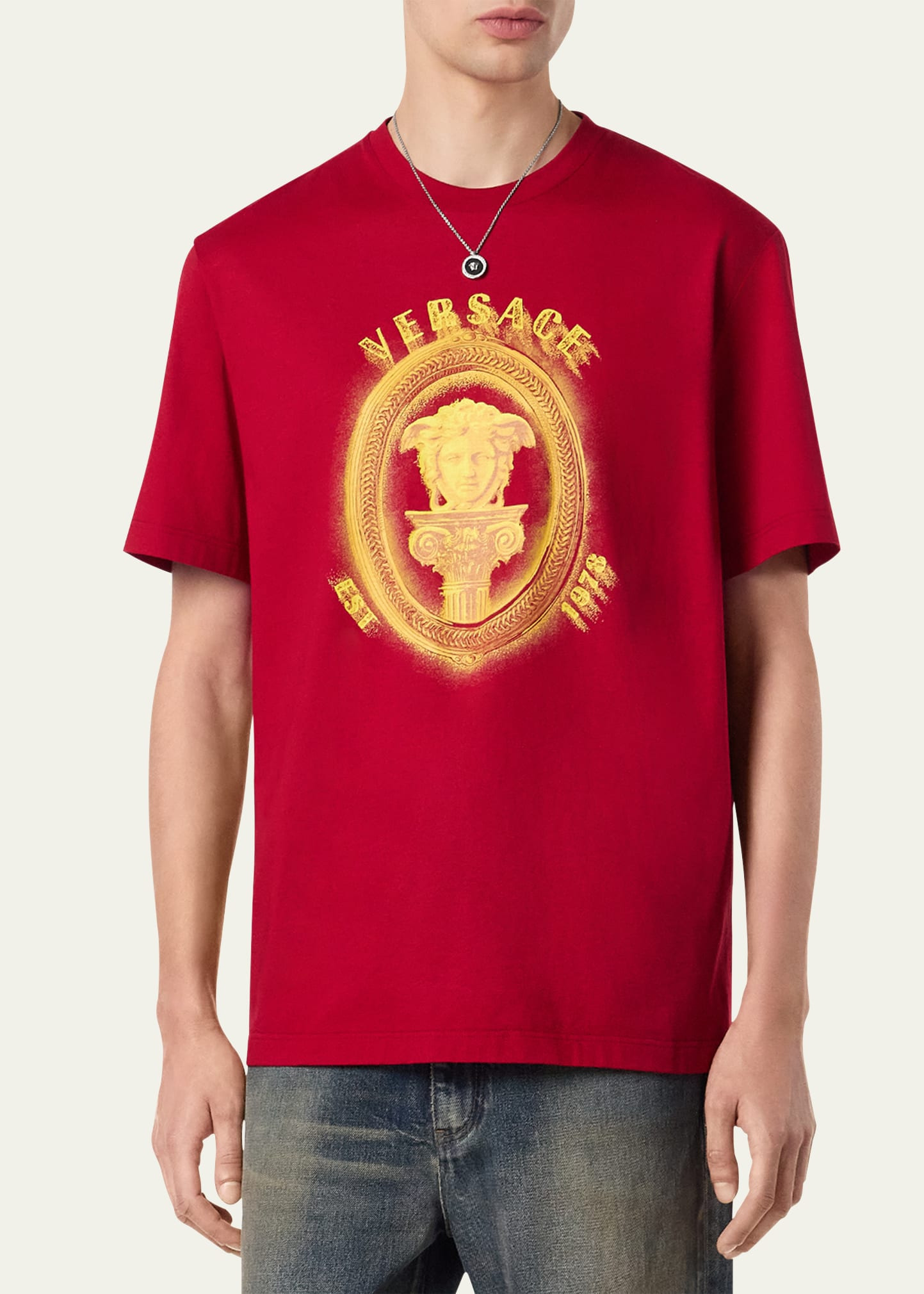 Men's Medusa Logo Graphic T-Shirt - 3