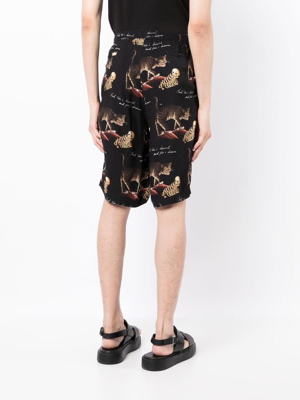 Dreamt motif-print Bermuda shorts - 4