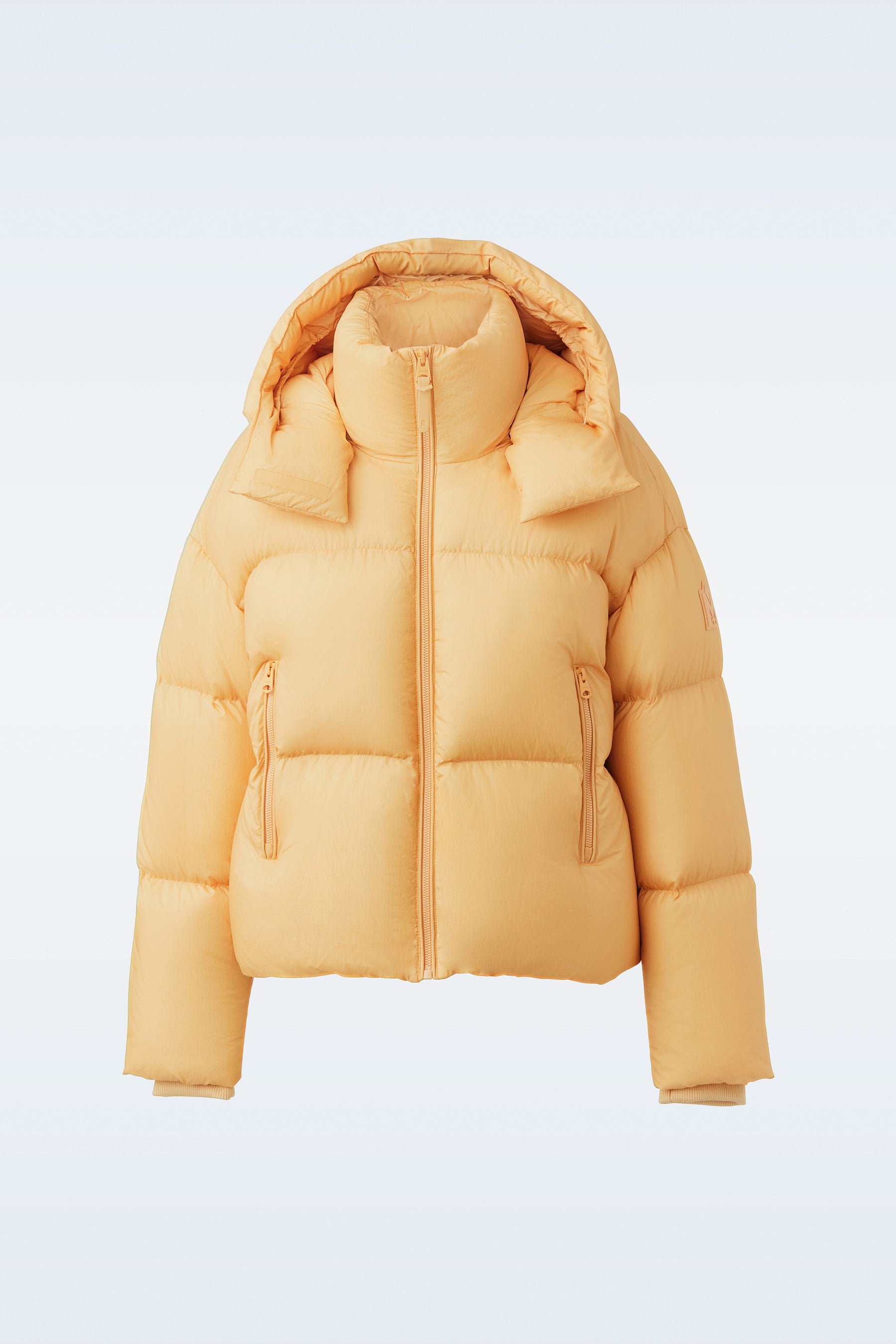 TESSY Medium down hooded jacket with softwash crinkle finish - 1