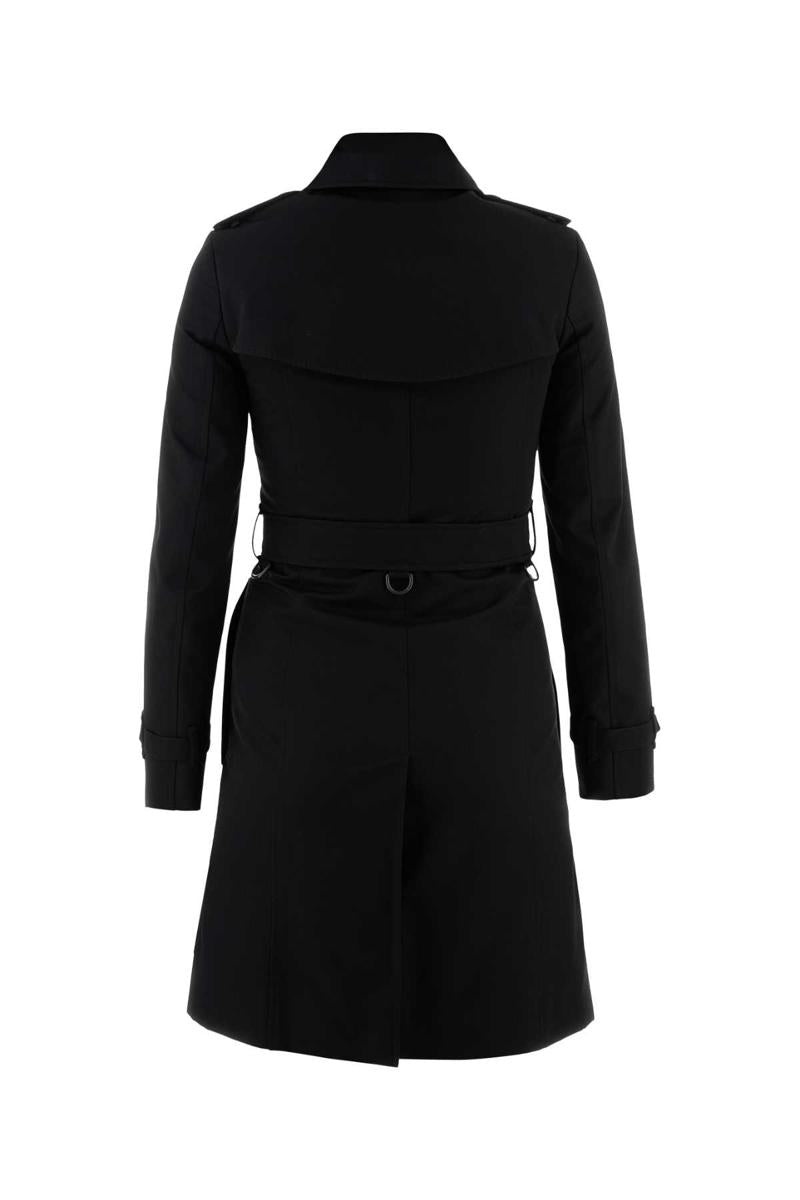 トレンチコート Burberry FW25 Black cotton trench coat (8079402 A1189) Burberry - Cotton trench coat black - The Corner