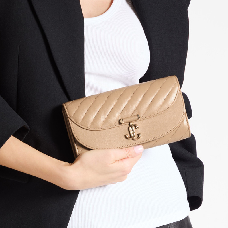 JIMMY CHOO Curve Wallet With Chain
Chai Quilted Biker Leather Wallet with Chain outlook