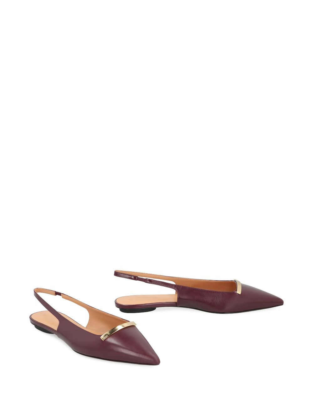 pointed-toe slingback ballet flats - 2