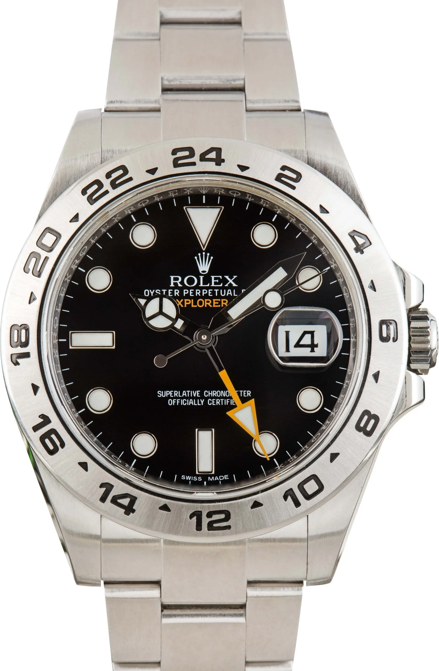 Rolex Explorer II Black Dial Ref 216570 Stainless Steel - 1