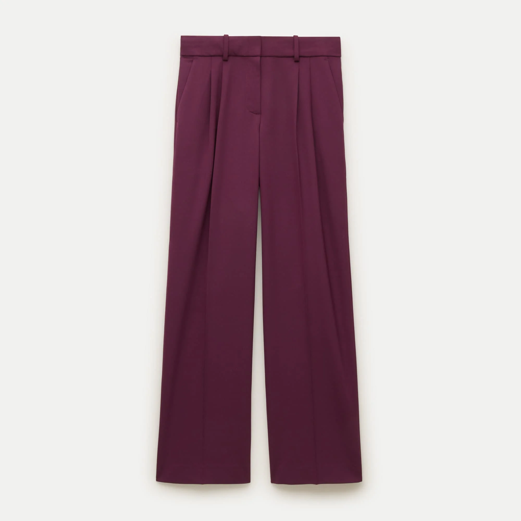 Essential trouser in wool blend - 1
