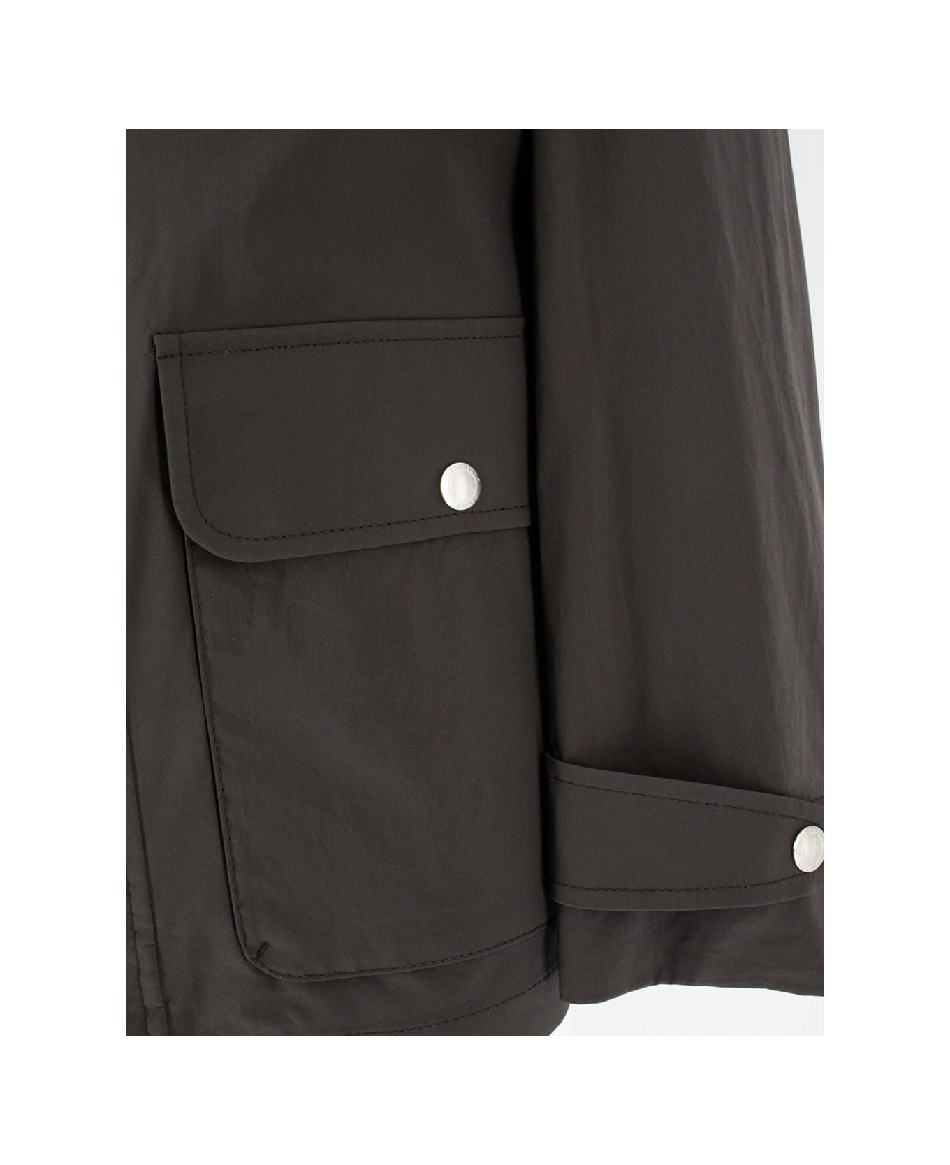 High-neck Long-sleeved Jacket - 4