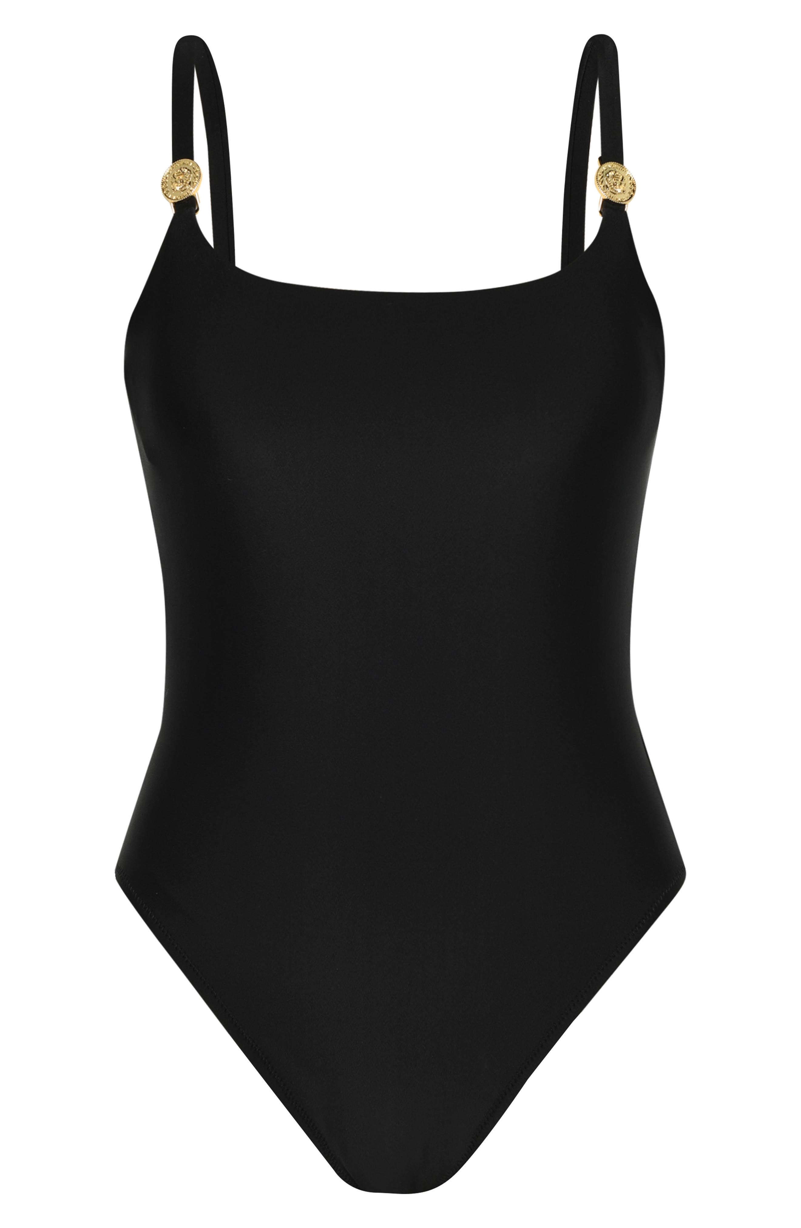 L'AGENCE Remi One-Piece Swimsuit in Black at Nordstrom - 3