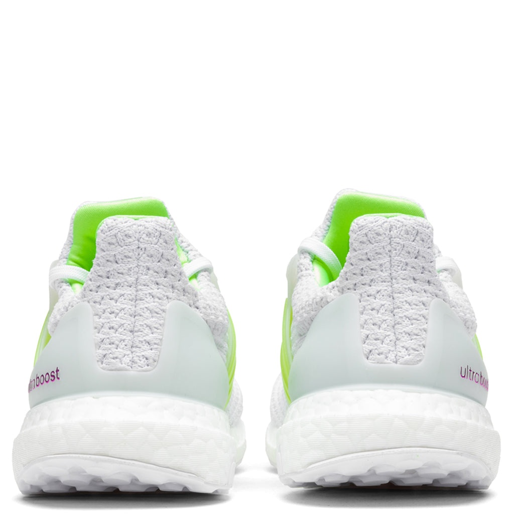 ADIDAS ULTRABOOST 5.0 DNA WOMEN'S - WHITE/SIGNAL GREEN - 4