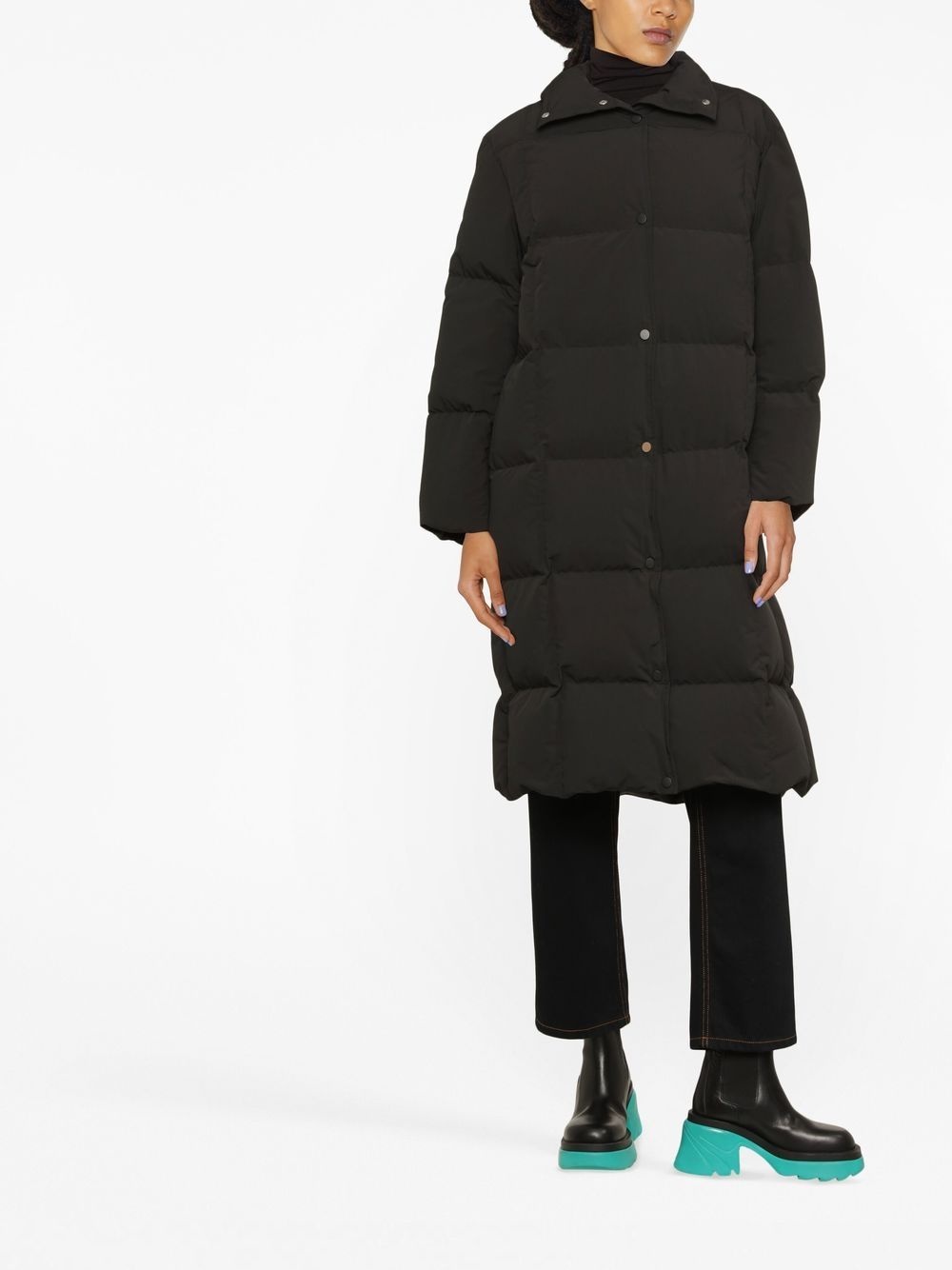 oversize padded parka coat - 2