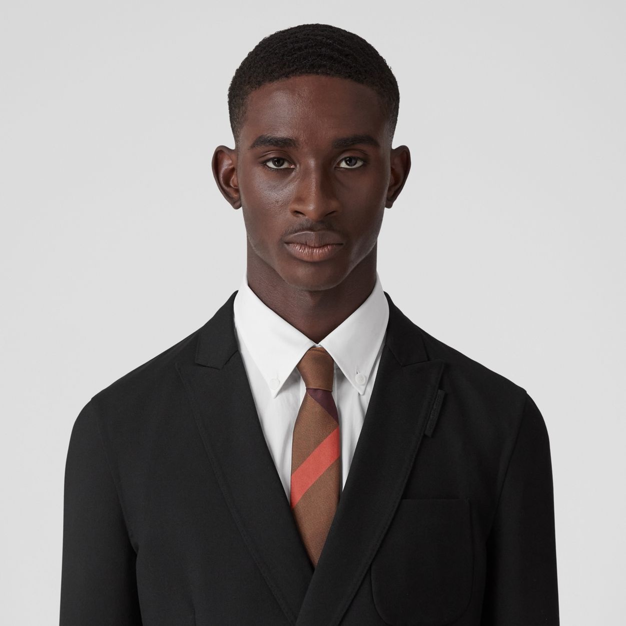 Classic Cut Exaggerated Check Silk Tie - 4