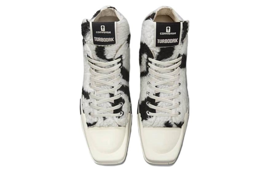 Converse Rick Owens x DRKSHDW TURBODRK Chuck 70 High 'Zebra' A03943C - 4