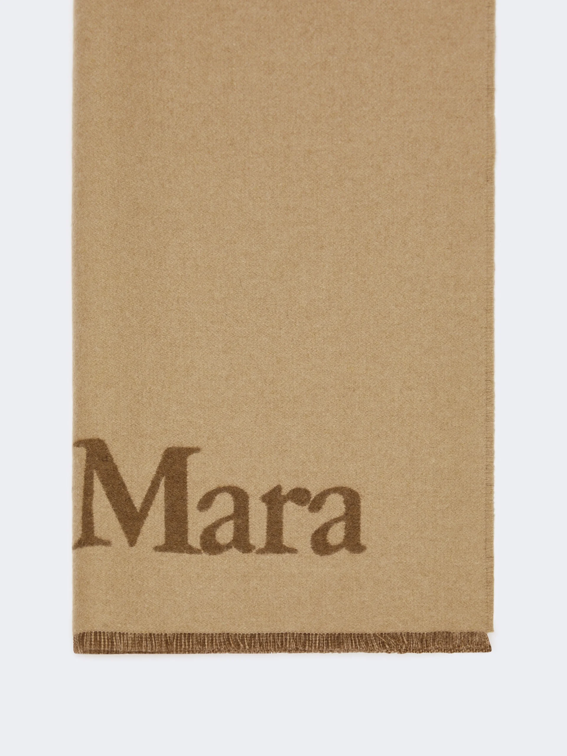 TENUE Cashmere and wool stole - CAMEL - 1