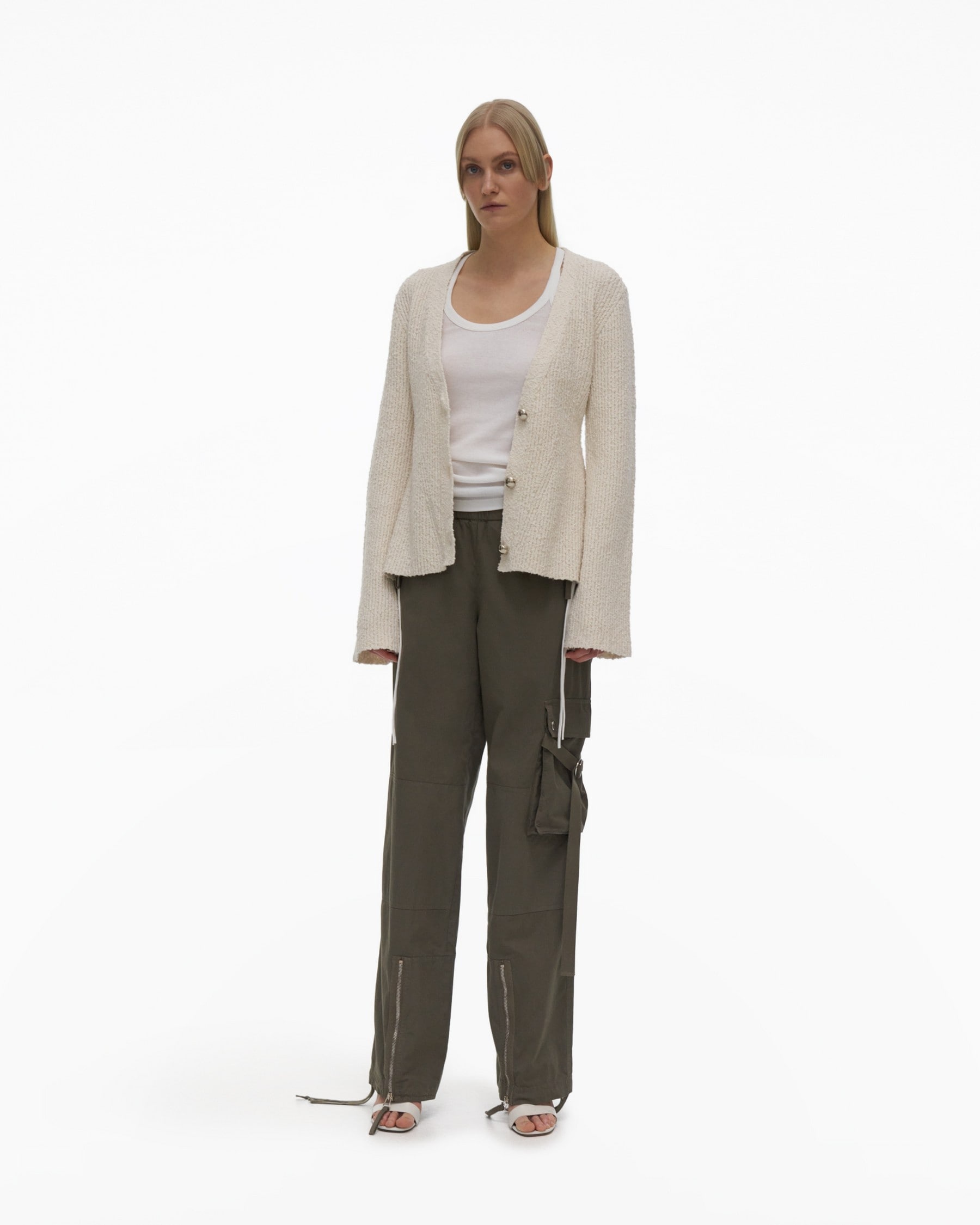 RIBBED CARDIGAN - 8