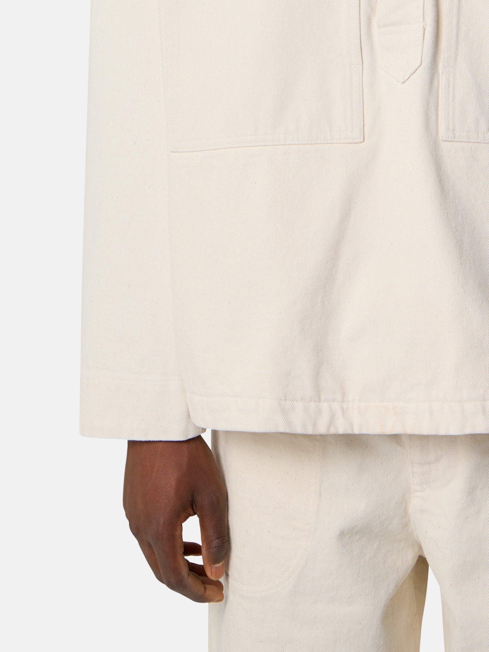 Q100001 NATURAL COTTON GABARDINE_STONE ISLAND RAW BEAUTY - 6