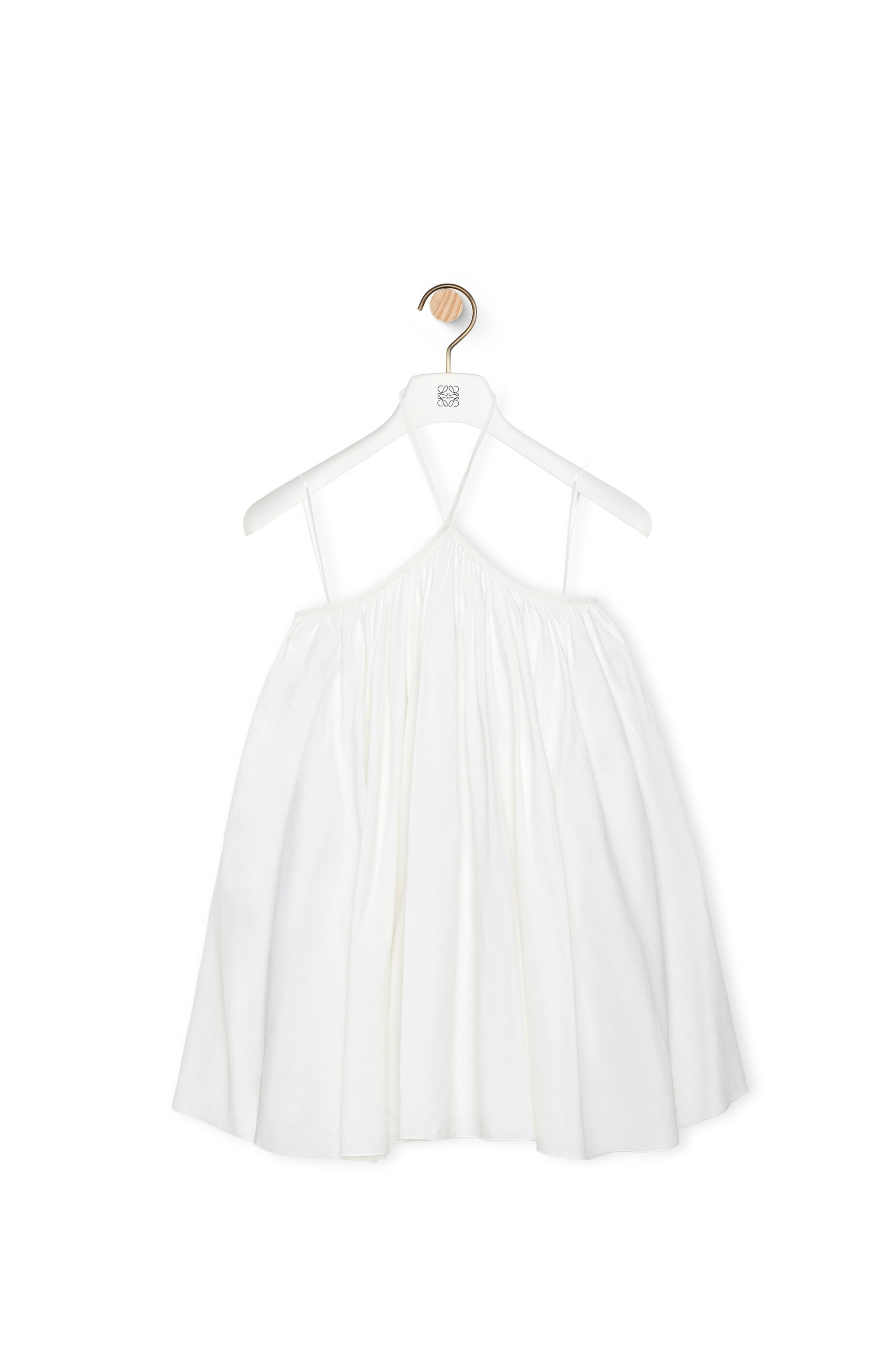 Halterneck dress in linen - 1