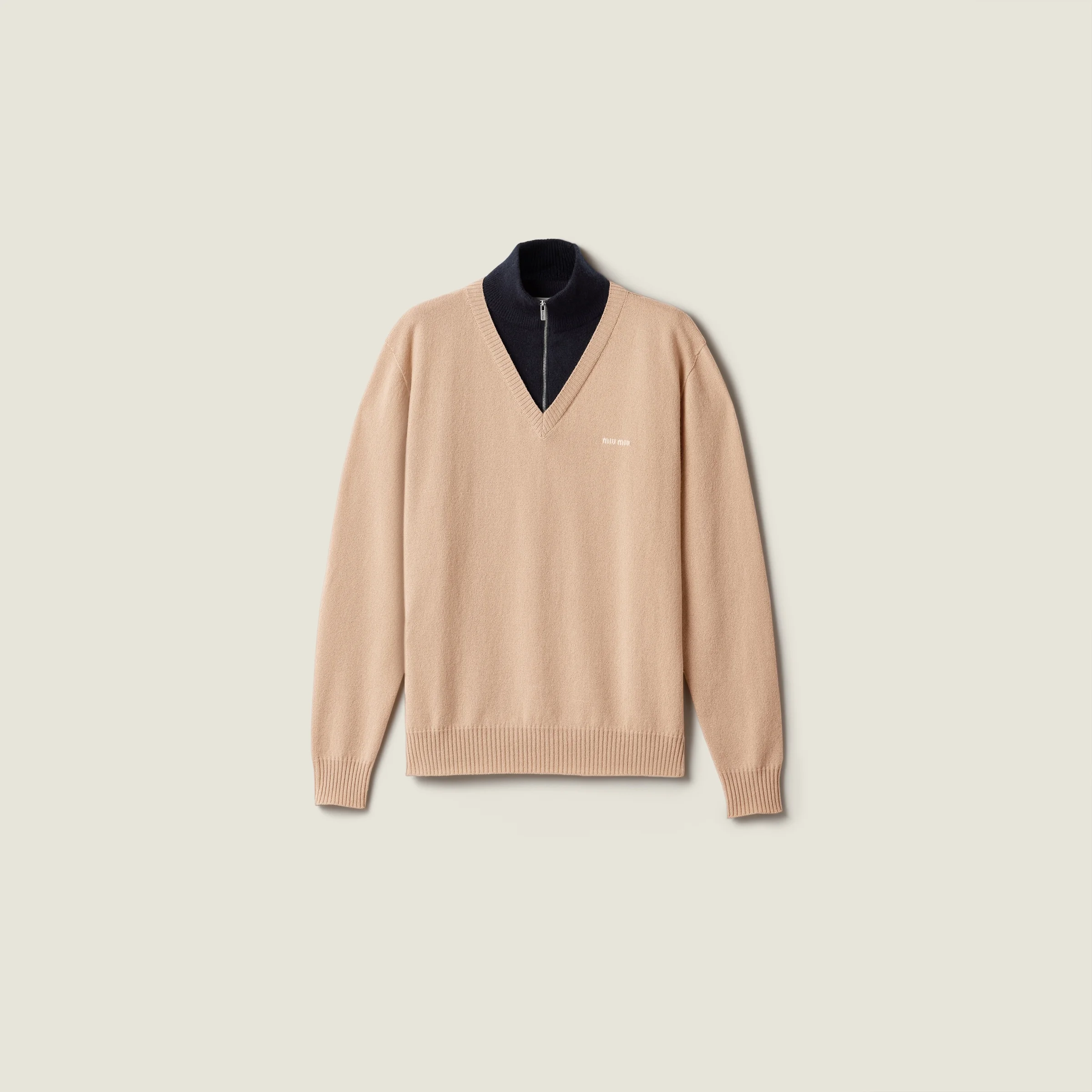 Cashmere turtleneck sweater - 1
