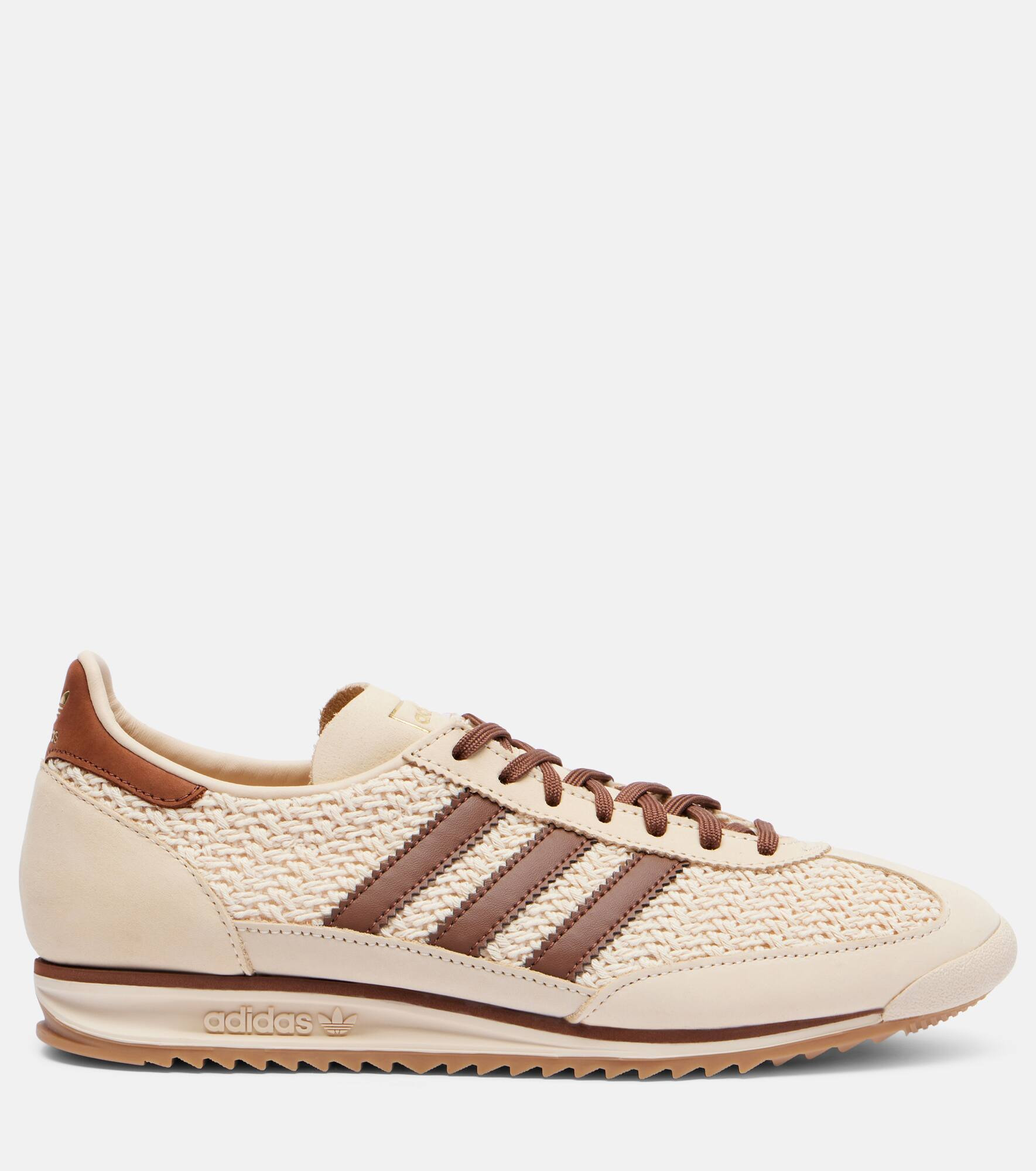 SL 72 OG suede-trimmed sneakers - 4