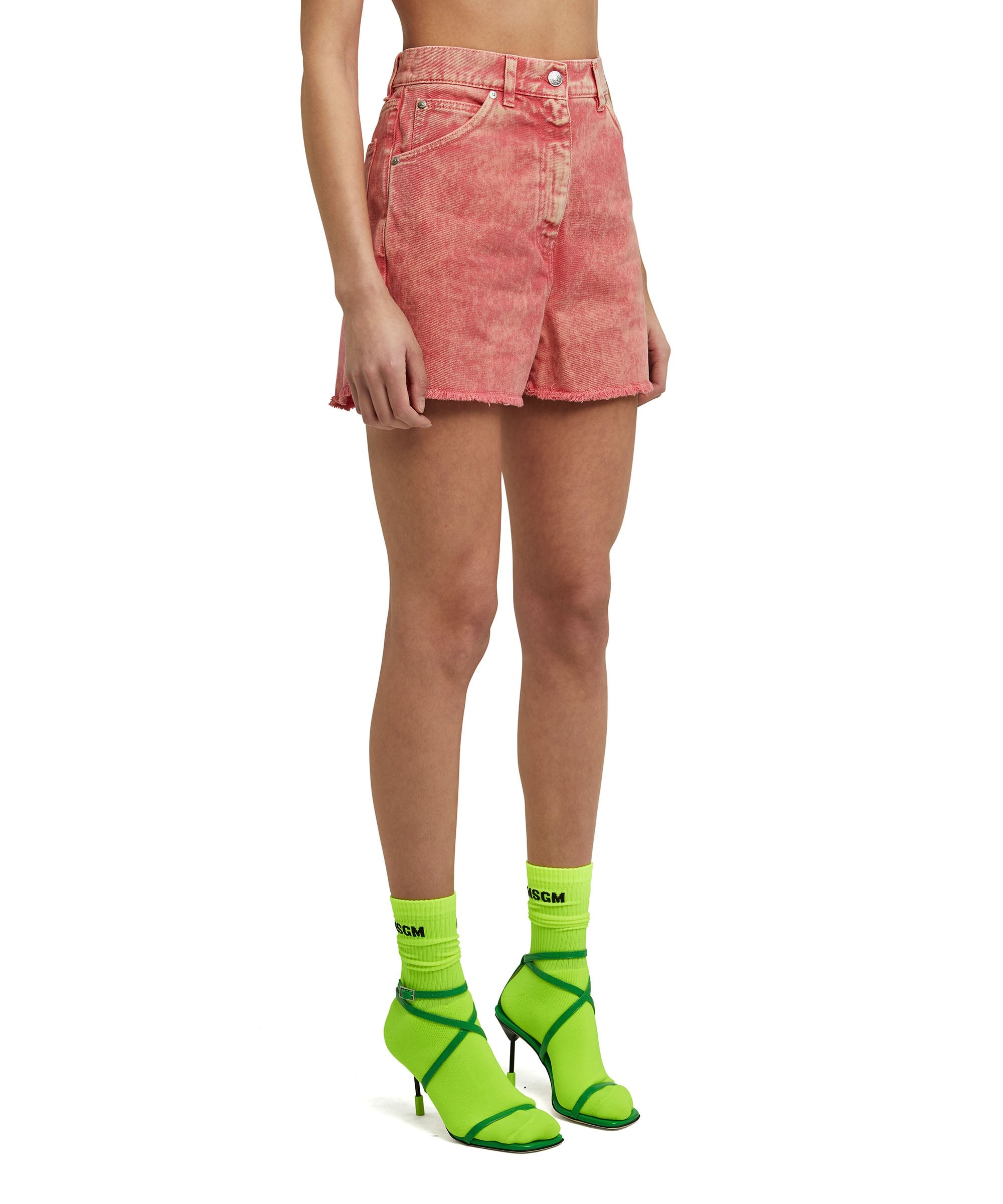 Bull shorts with "marble" effect - 3