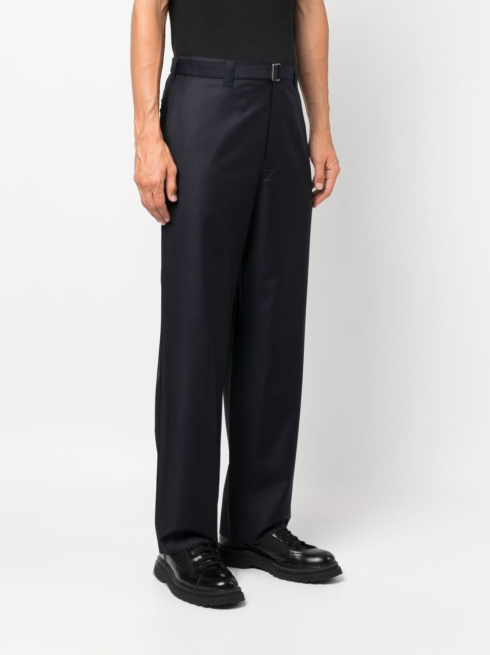 belted tailored trousers - 3
