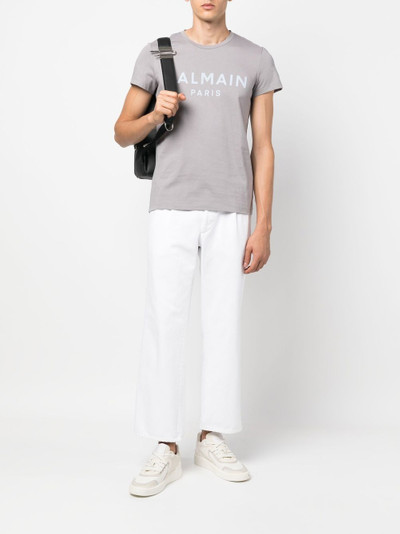 Balmain logo-print short-sleeve T-shirt outlook