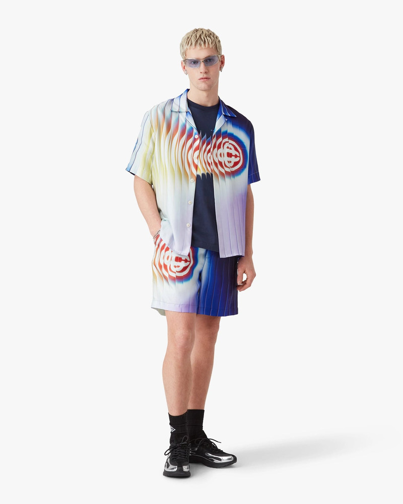 CASABLANCA Shockwave Silk Shorts | Casablanca Paris outlook