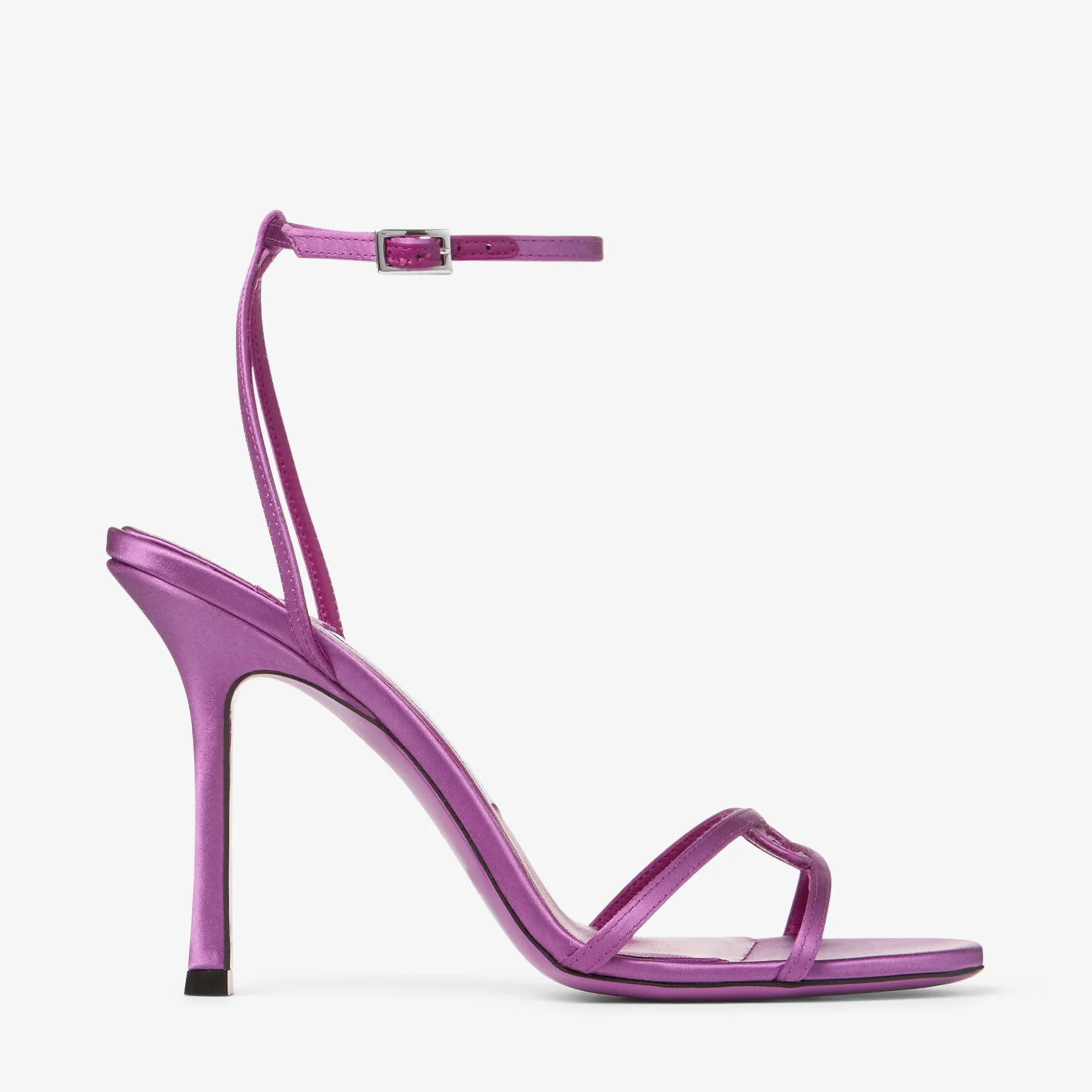 Leo 100
Violet Orchid Satin Sandals - 1