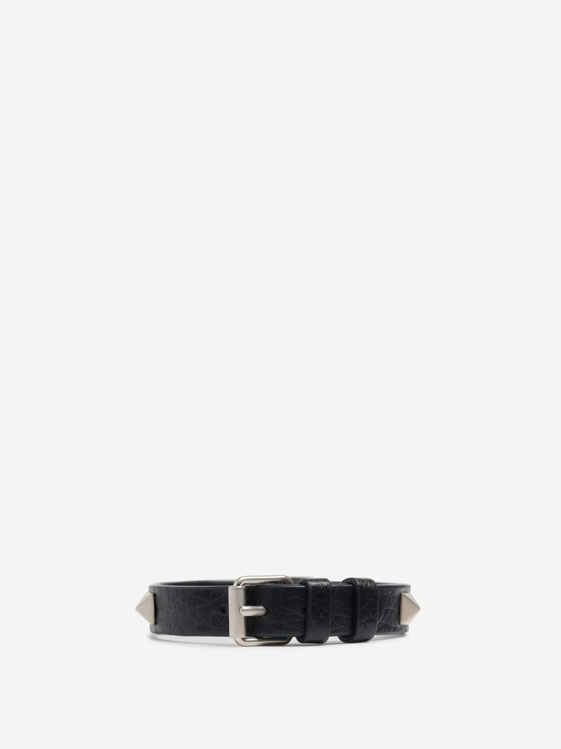 VLOGO LEATHER BRACELET - 4